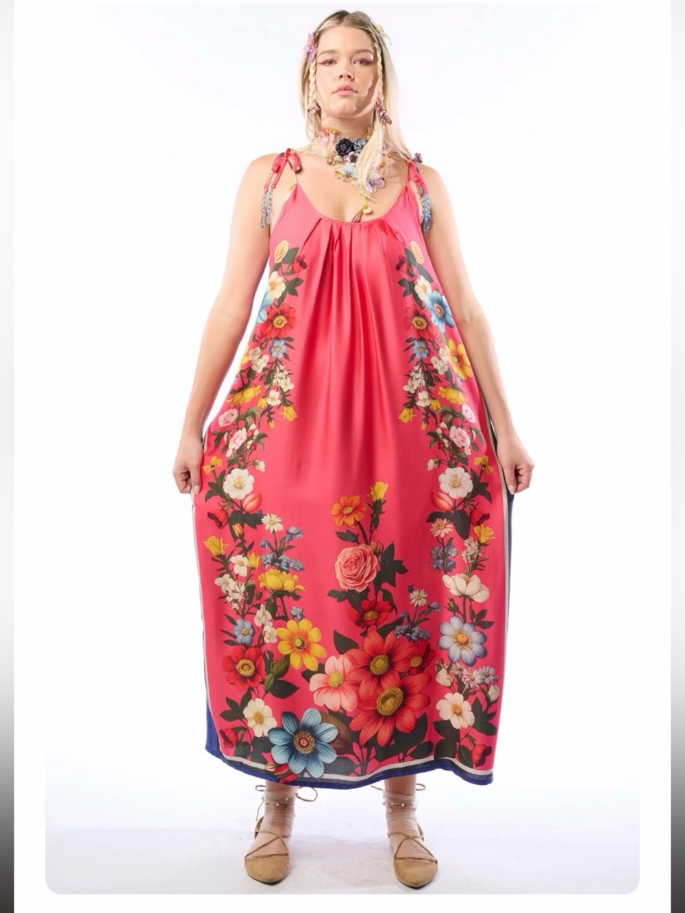 🌹XL Aratta Floral Garden Dress